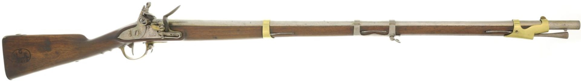 Steinschlossgewehr, franz. Mod. an 9, Manufacture Imperial de St. Etienne, Kal. 17.6mm@ LL 980mm, TL