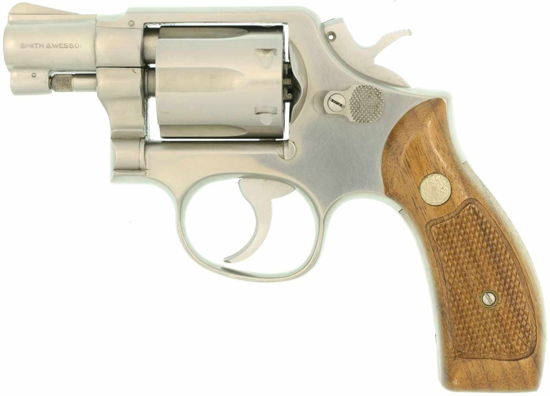 Revolver, S&W Mod. 64-2, Kal. .38Spec@ LL 2", Stainless Steel Ausführung, DA-Abzug, Feste