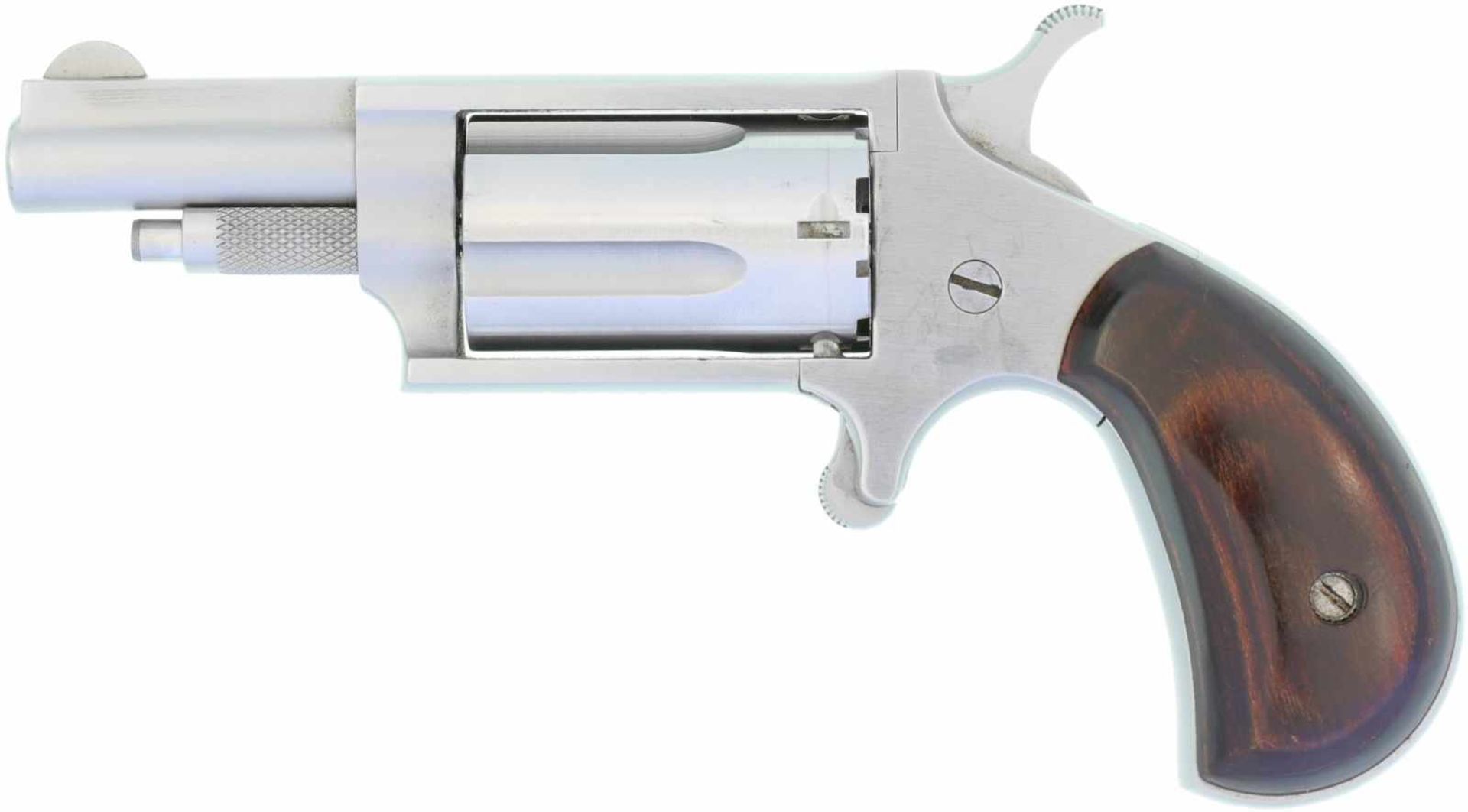 Revolver, NNA North American, Mini Magnum, Kal. .22Mag@ LL 1 1/2", Stainless Steel Ausführung, SA-