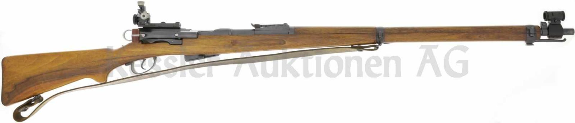 Repetierbüchse, WF Bern, Infanteriegewehr Mod. 11, Kal. 7.55x55 Gradzugverschluss mit zwei