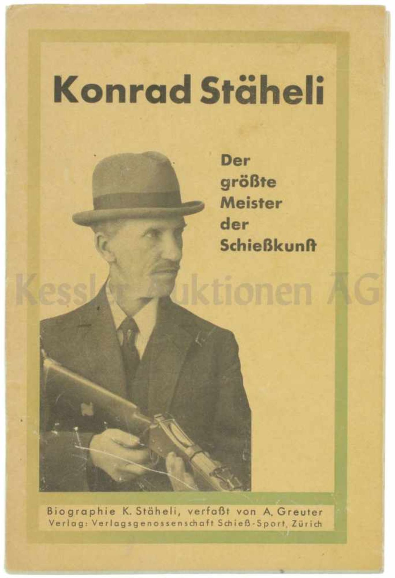 Konrad Stähli, Biographie von A.Greuter Das reichlich illustrierte Büchlein behandelt das Leben