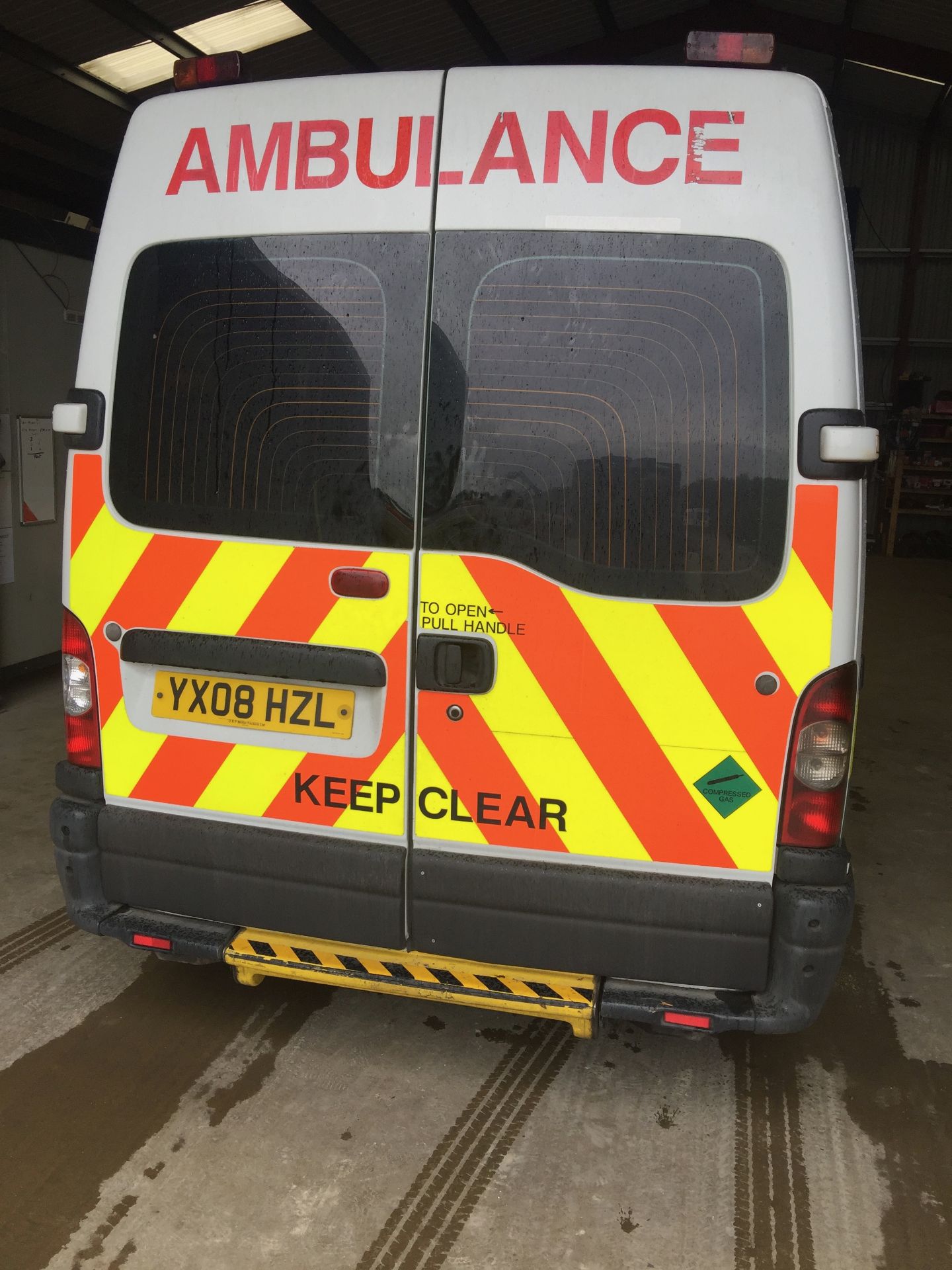 Renault Master standard body patient transfer ambulance Registration No YX08 HZL, 156907 recorded - Image 3 of 7