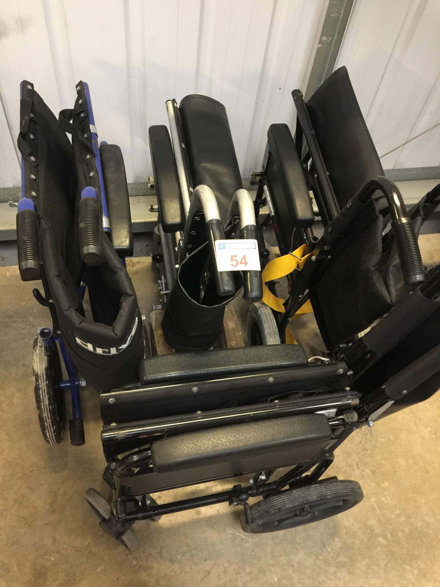 4 folding transit wheelchairs