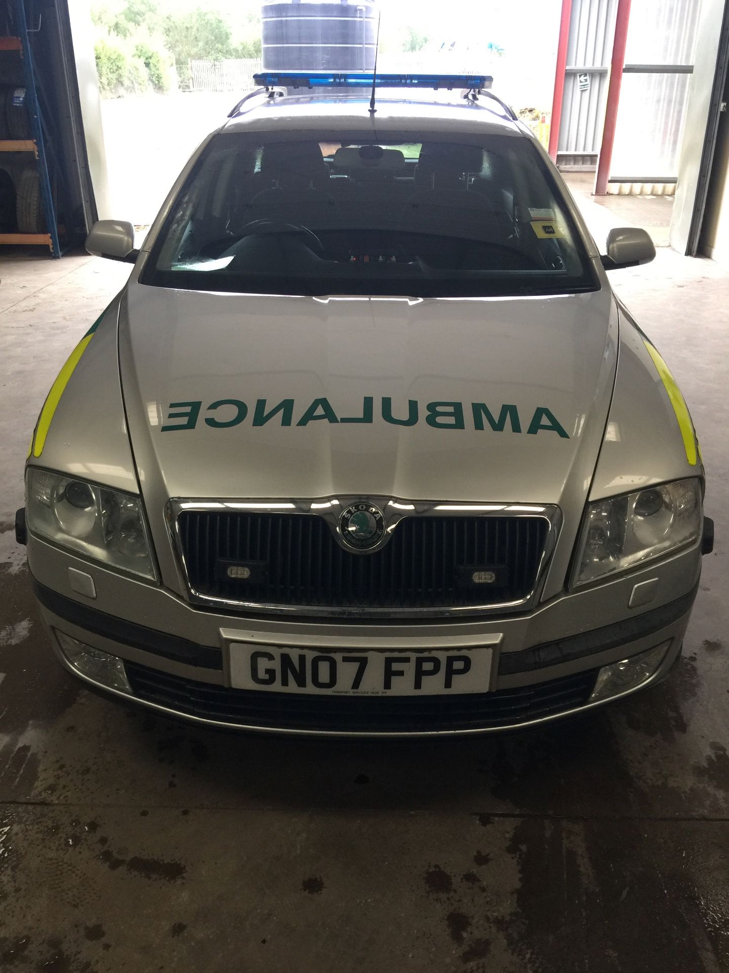 Skoda Octavia 2.0Fsi all wheel drive petrol estate rapid response vehicle, registration No GN07 FPP,