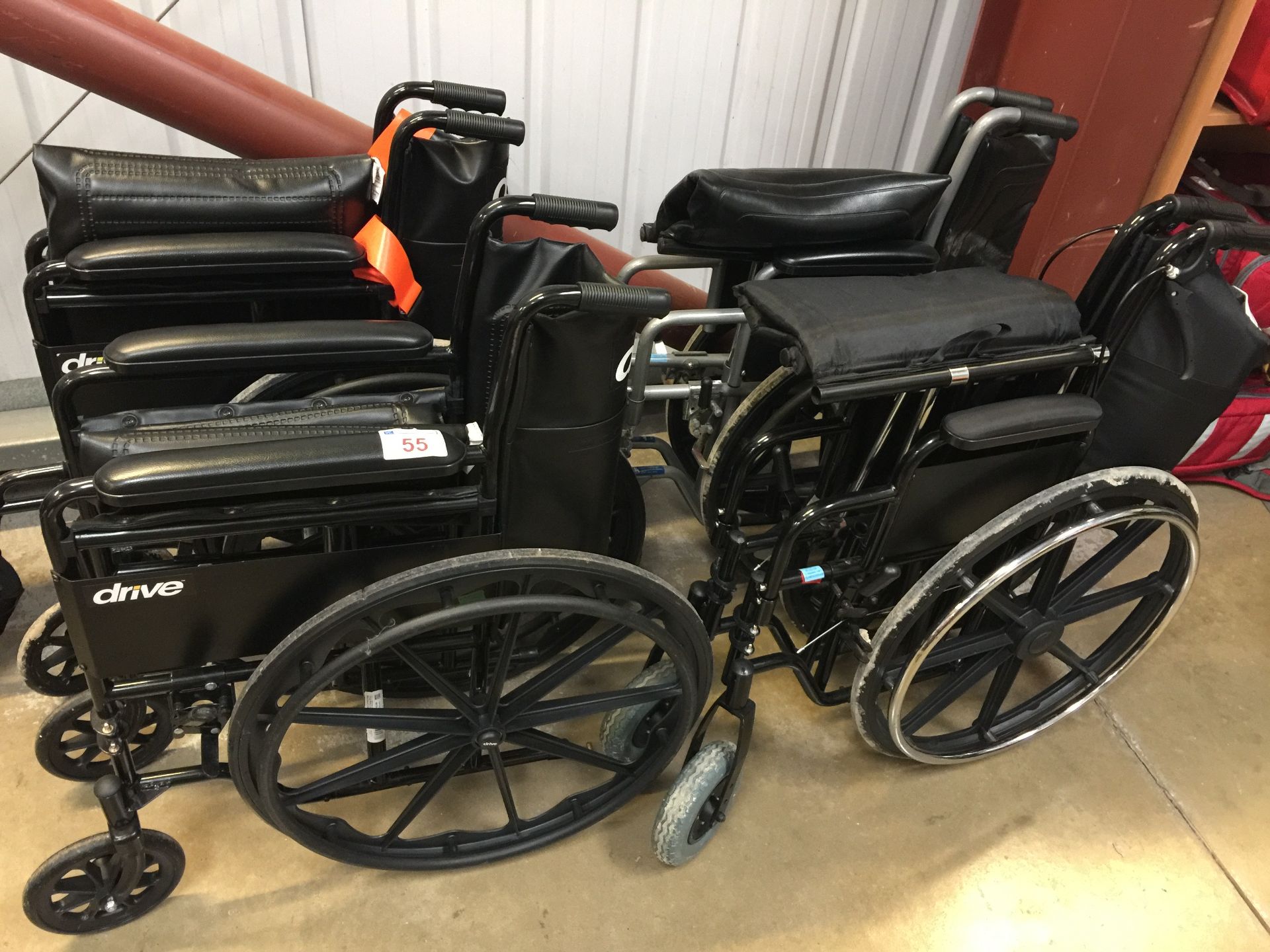 4 folding manual wheelchairs