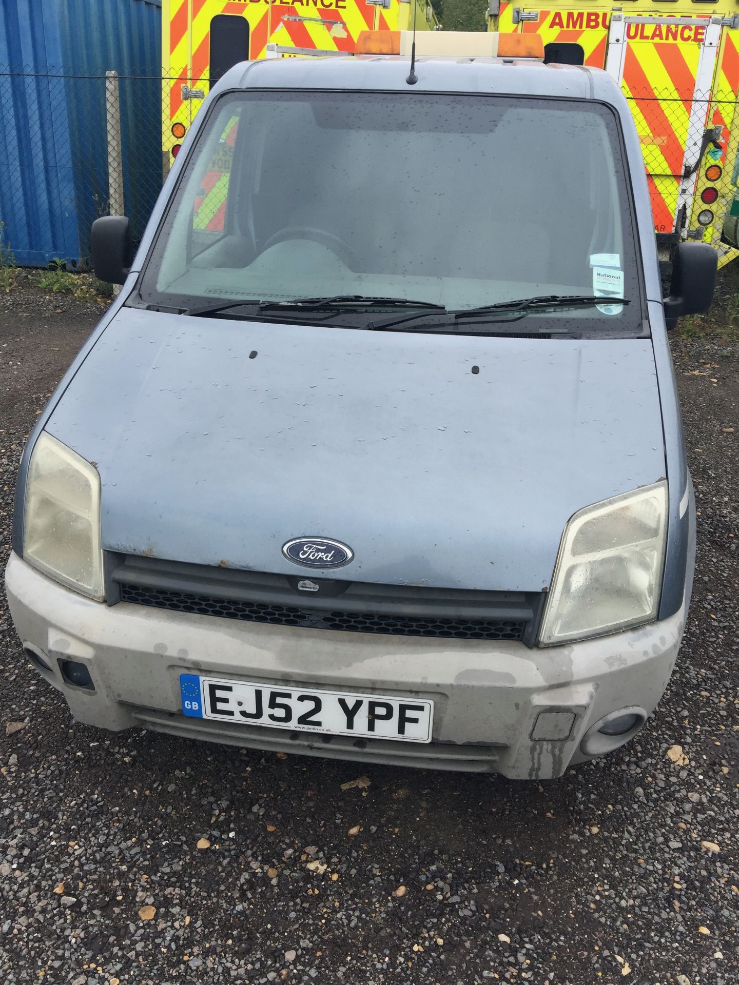 Ford Transit Connect T200LX diesel panel van, registration No EJ52 YPF, recorded miles unknown, date