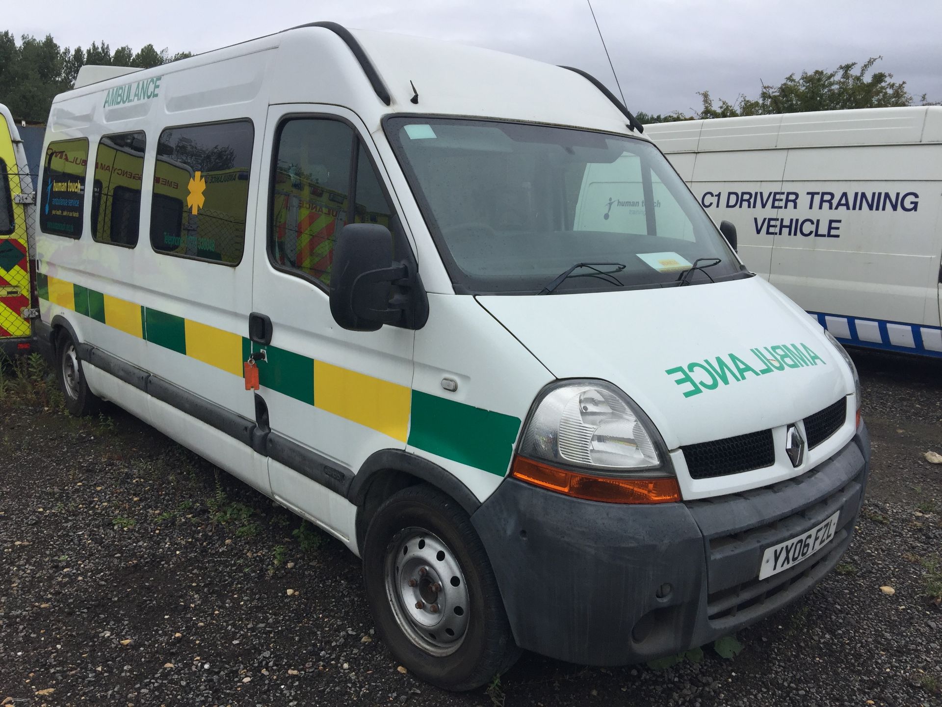Renault Master standard body patient transfer ambulance Registration No YX06 XZL, recorded miles - Image 2 of 6
