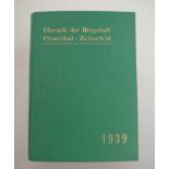 Chronik der Bergstadt Clausthal - Zellerfeld 1939, Heinrich Morich, 310 Seiten, Leineneinband,