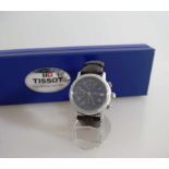 Herrenarmbanduhr Tissot, Automatic Chronograph, Tachymeter, Edelstahl / Saphirglas, offener Boden,