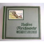 Sammelalbum "Unsere Reichswehr", Erdal / Kwak, 1933, guter Zustand, 2 Bilder fehlen