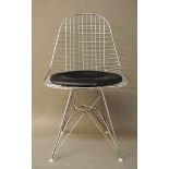 Eames Charles (1907-1978) & Eames Ray (1912-1988), Stuhl Wire Chair DKR, Metall verchromt,