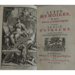 Actes Memoires & autres Pieces Authentiques concernant la Paix d'Utrecht, 573 Seiten in guter