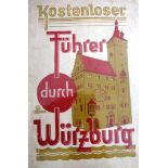 Sammlung Würzburg, 26 Festschriften und Führer u.a., Bildersammlung und AK Nachdrucke meist Würzburg