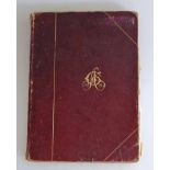 Handgeschriebenes Buch, Frankreich 19.Jh., Botanik, Früchte, Anatomie u.a., mit Handzeichnungen in