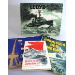 Konvolut Bücher "Marine", sog. 3.Reich, Unsere neuen Zerstörer / Kapitän Busch, Hornissen der Meere,