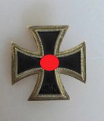 Eisernes Kreuz, I. Klasse, sog. 3.Reich, ohne Hersteller, nicht magnetisch, 44mm x 44mm,