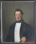 Arnold, Heinrich Gotthold (1785 Lomnitz - 1854 Dresden), Gemälde Öl/Lw. i.R., Portrait eines