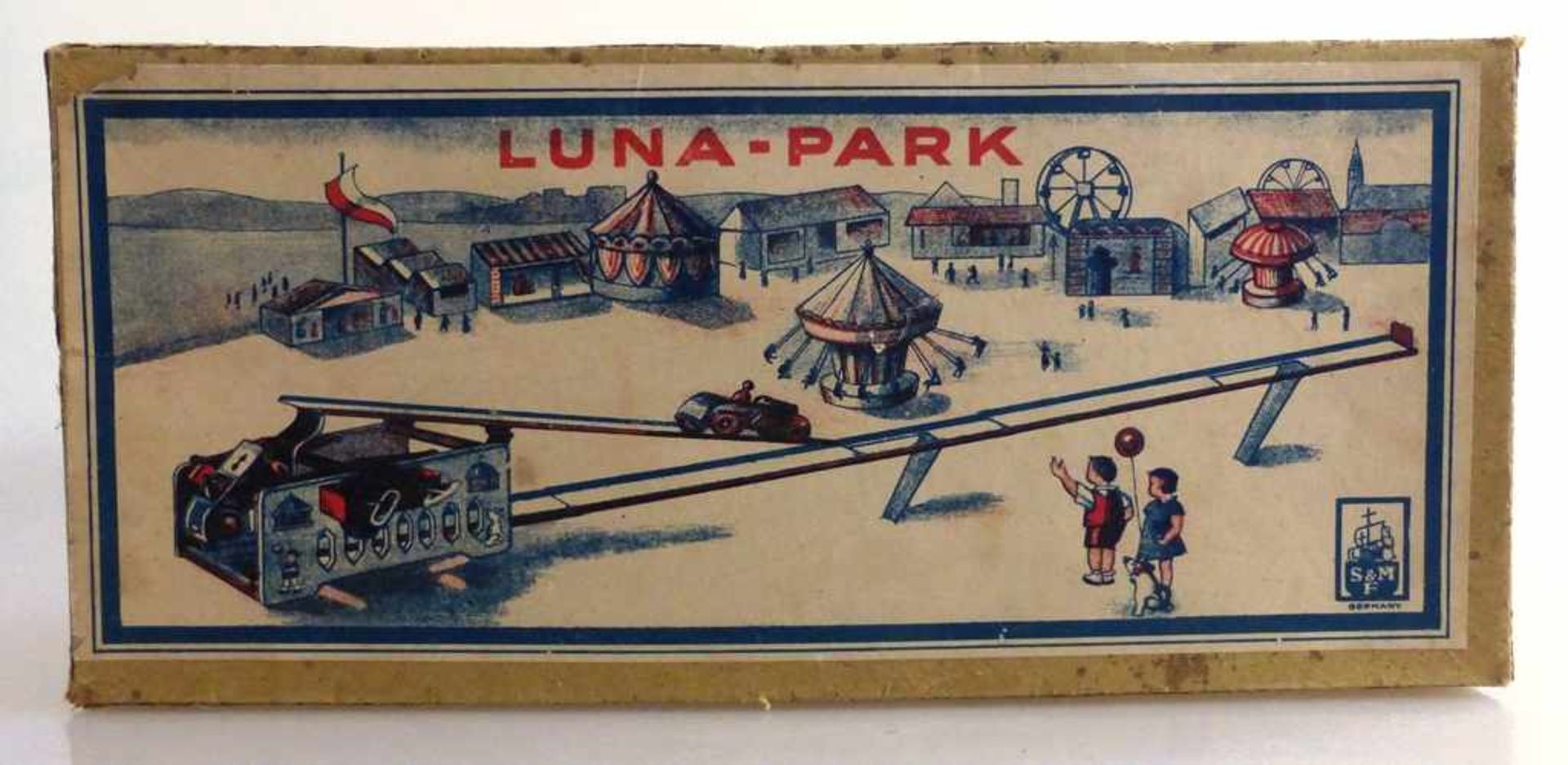 Blechspielzeug "Luna Park", im OK (dieser min. besch.), gem. Germany - Bildmarke "Schiff" und S&