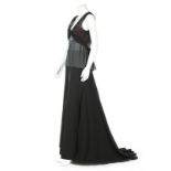 A Lanvin silk evening ensemble, Winter 2005, labelled and size 40,