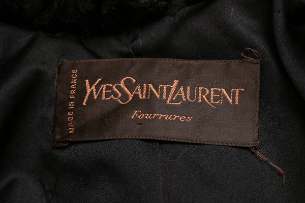 An Yves Saint Laurent Fourrures mongolian lamb jacket, 1980s, labelled, chest approx 97cm, - Image 7 of 8