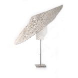 A Phillip Treacy oversized saucer hat made for Marc Bohan at Hartnell, 1990, labelled,