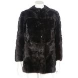 A Givenchy black mink jacket, Boutique labelled and numbered 26246,