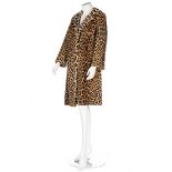 A Seymour Kearney leopard skin coat, circa 1960, panthera pardus, labelled,