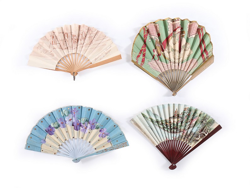 A quantity of advertising fans for hotels and liquor, mainly 1920s-30s, - Image 3 of 8