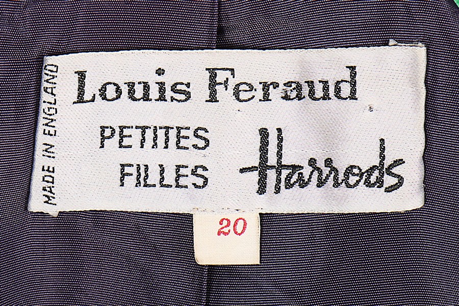 Two Louis Feraud navy wool children's ensembles, late 1960s, Petites Filles labelled, - Image 8 of 8