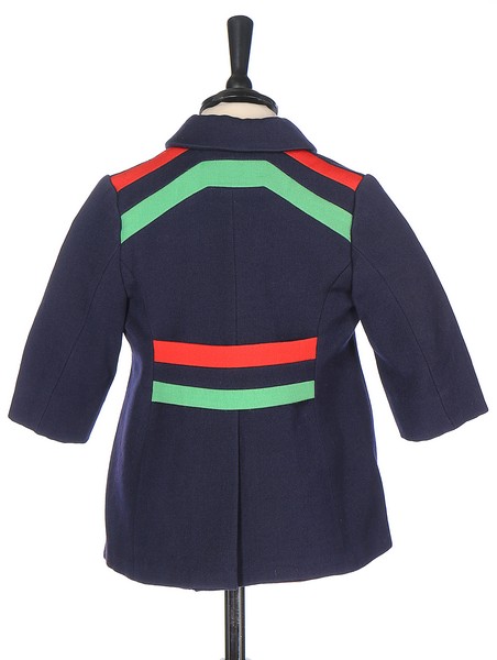 Two Louis Feraud navy wool children's ensembles, late 1960s, Petites Filles labelled, - Image 5 of 8