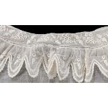 A good group of whiteworked and lace accessories, 1800-1830,