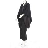 A Jean Paul Gaultier wool-blend coat-dress, circa 1998, Femme labelled, of voluminous cut,