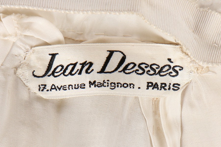 A Jean Dessès couture organza ballgown, early 1950s, labelled and numbered 6603, - Image 6 of 6