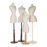 Four mannequins, modern,