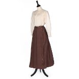 A rare lady's cycling skirt, circa 1910,