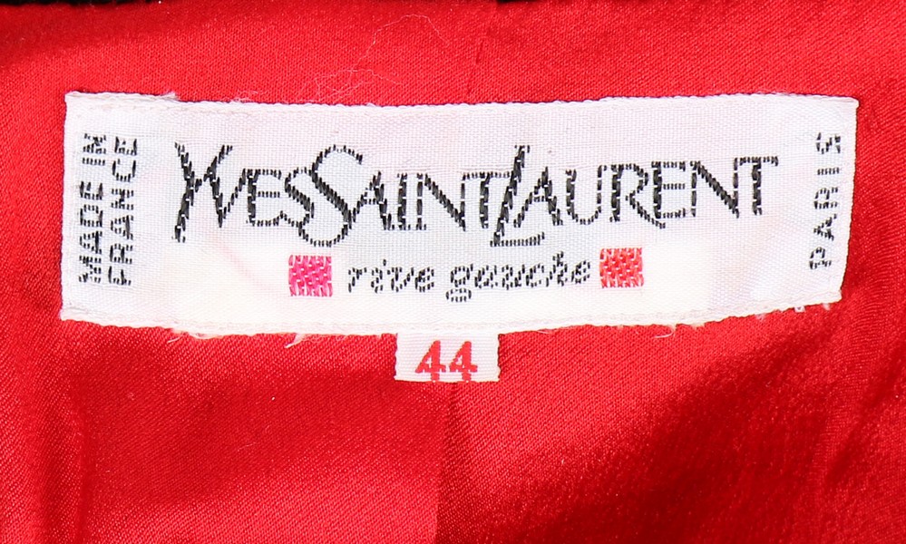 An Yves Saint Laurent textured cloth of gold suit, 1980s, Rive Gauche labelled, - Bild 8 aus 8