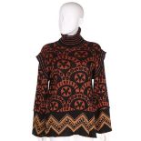 A group of Bill Gibb knitwear, 1970s, labelled, comprising patterned jumper, Byzantine collection,