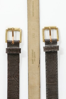A group of mainly Yves Saint Laurent Rive Gauche belts, mostly 1980s, approx 23, - Bild 7 aus 14