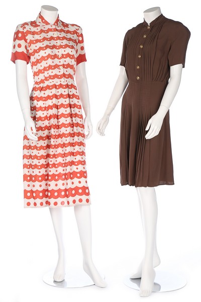 Eleven day dresses, 1940s, - Image 6 of 8