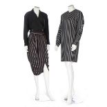 A group of Sheilagh Brown separates, Autumn-Winter 1988, labelled, five ensembles,