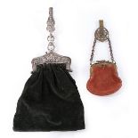 A group of handbags and purses, 1880s-1900, approx eleven,