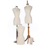 Two Stockman style mannequins, modern,