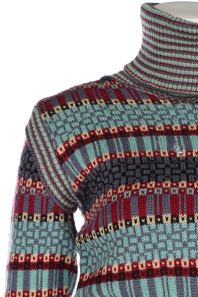 A Bill Gibb/Kaffe Fassett knitted wool ensemble, probably Autumn-Winter 1974, labelled, - Bild 6 aus 8