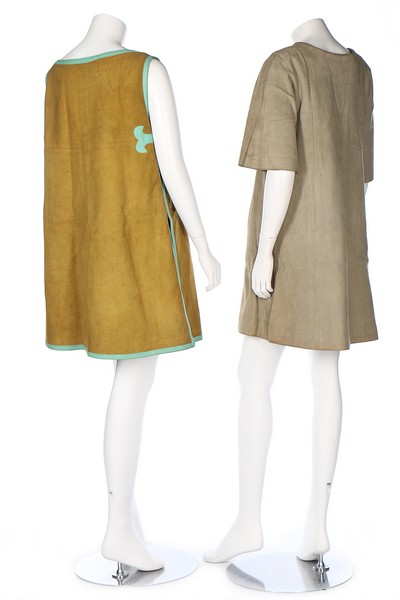 A group of Jean Muir autumnal dresses and separates, 1960s-70s, mainly labelled, - Bild 6 aus 8