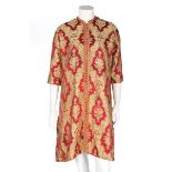 A brocaded kaftan, probably for a young man, Moroccan, 1960s,