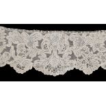 A group of French and Belgian needlepoint lace, late 17th and 18th centuries,