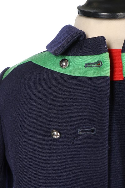 Two Louis Feraud navy wool children's ensembles, late 1960s, Petites Filles labelled, - Image 7 of 8