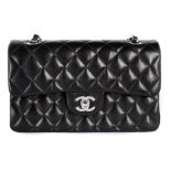 A Chanel black quilted leather 2.