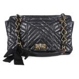 Louise Wilson's Lanvin quilted black leather shoulder bag, modern,