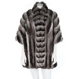 A Birger Christensen chinchilla fur wrap, labelled,